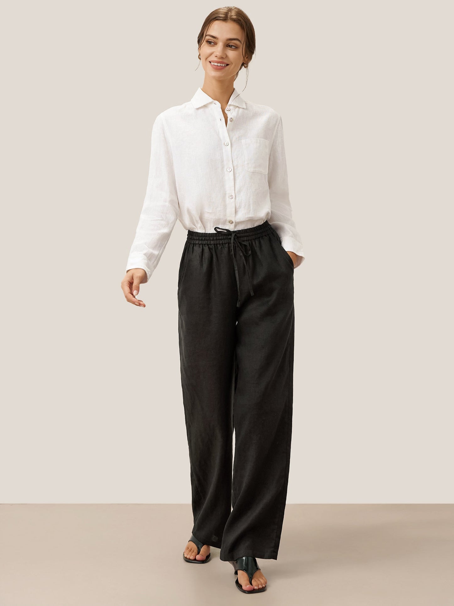 Pantalon Classique 100% Lin LYON