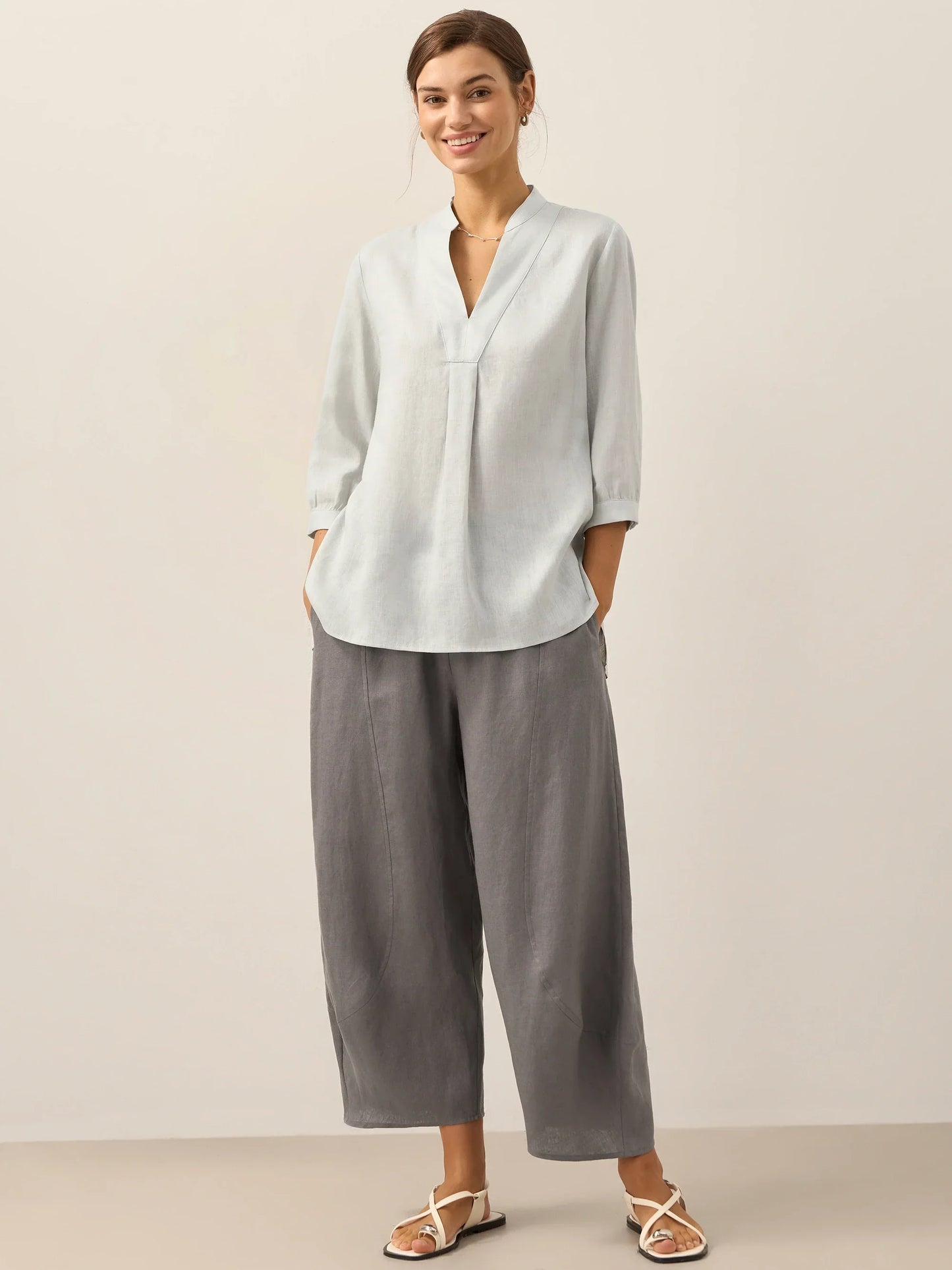 Chemise habillée 100% lin JOANNA