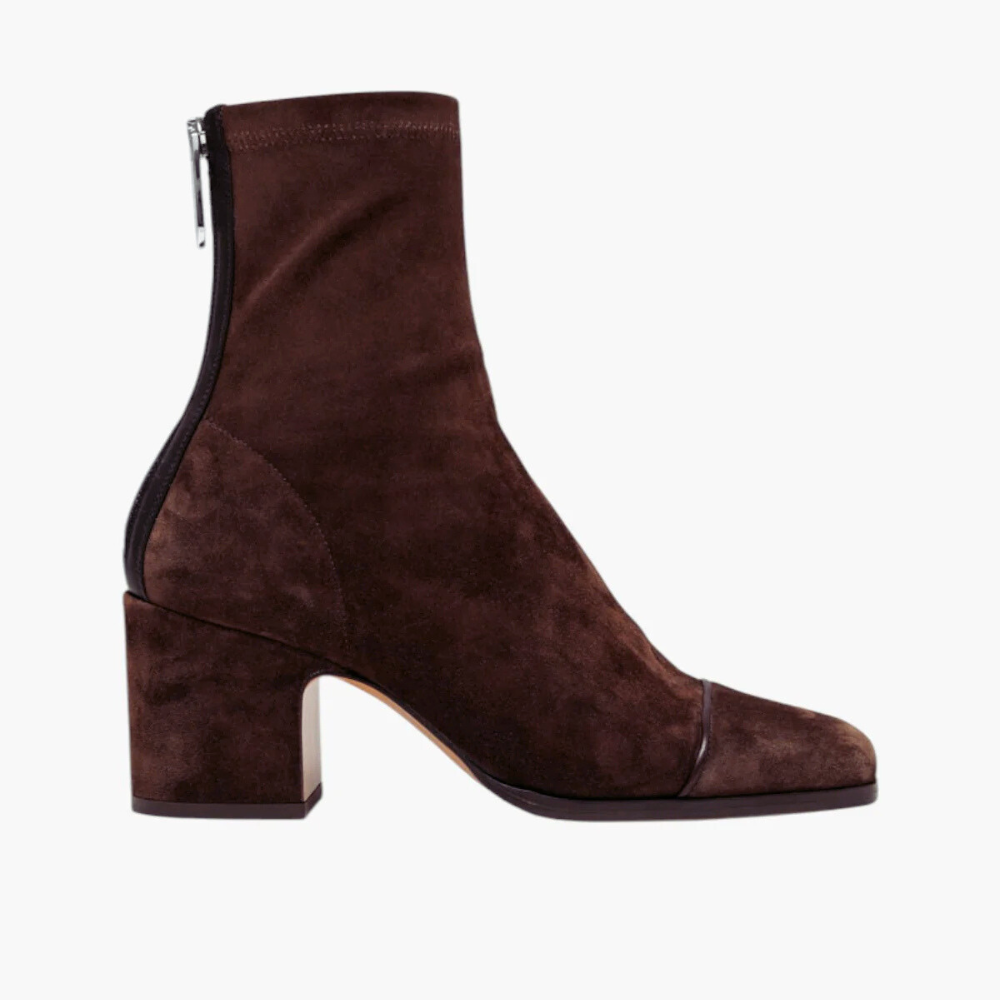 Bottines Élégantes à Talons Carrés