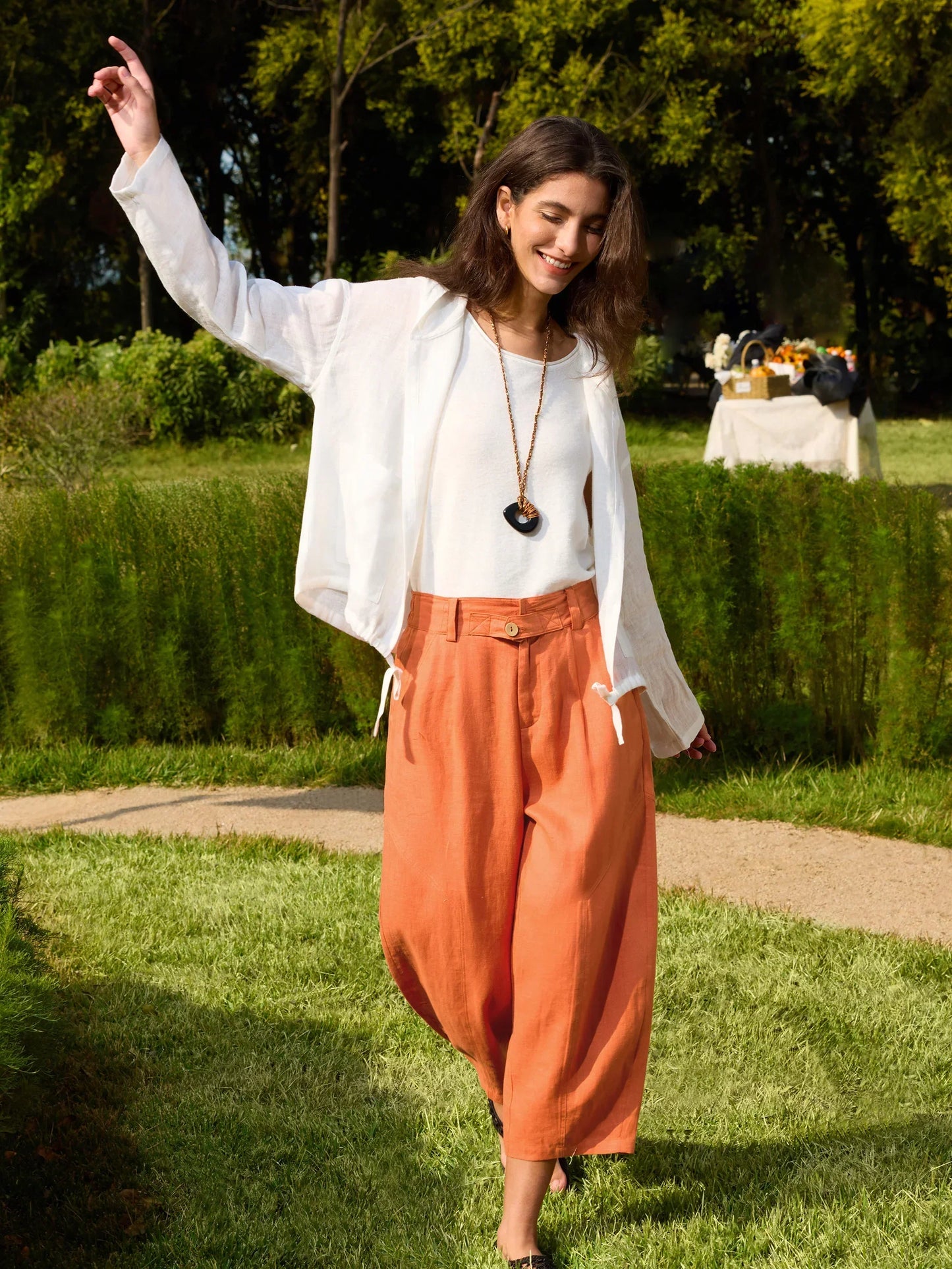 Veste Soleil à Capuche 100% Lin EMMA