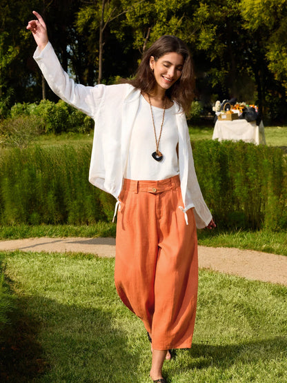 Veste Soleil à Capuche 100% Lin EMMA