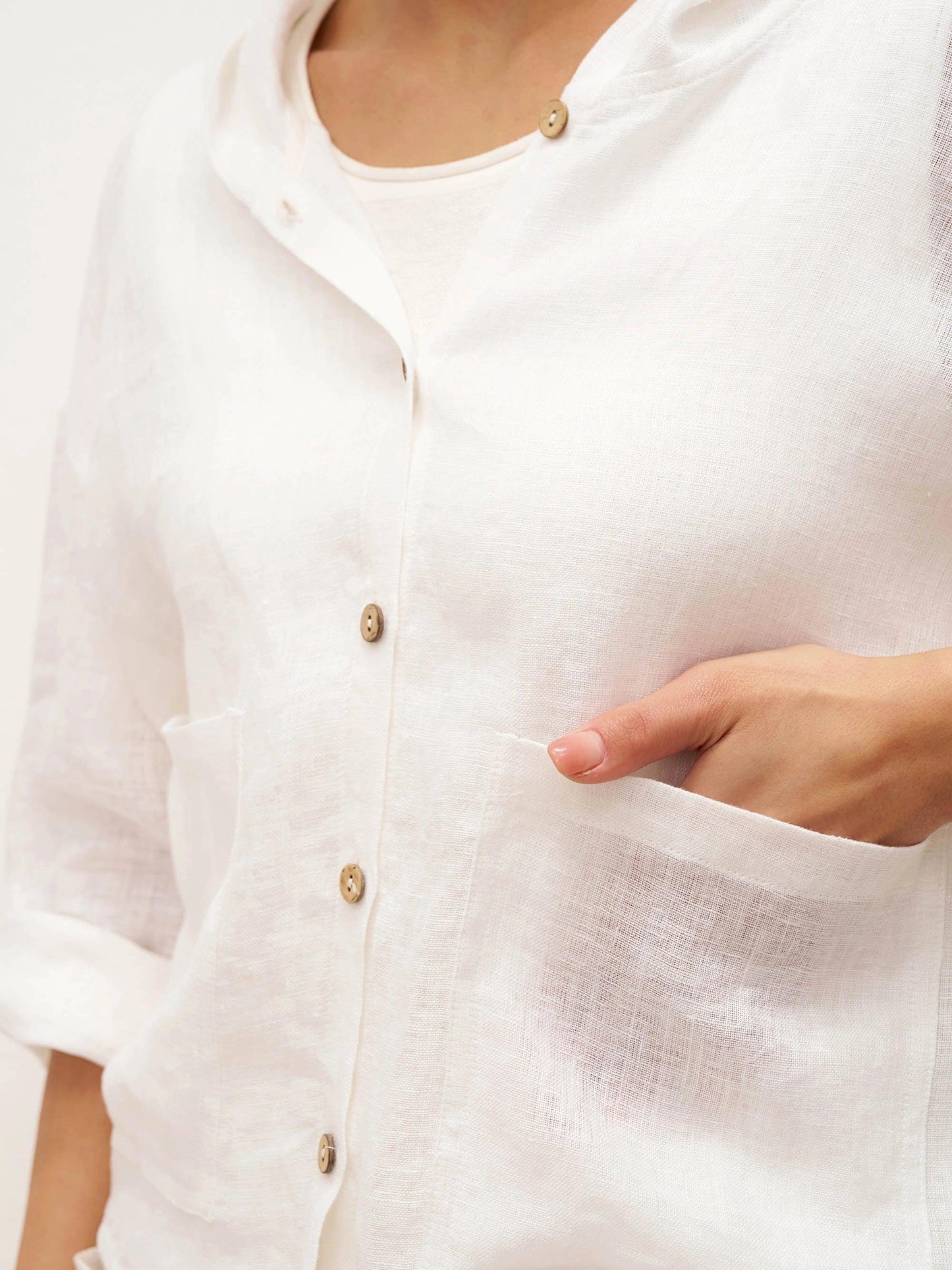 Veste Soleil à Capuche 100% Lin EMMA