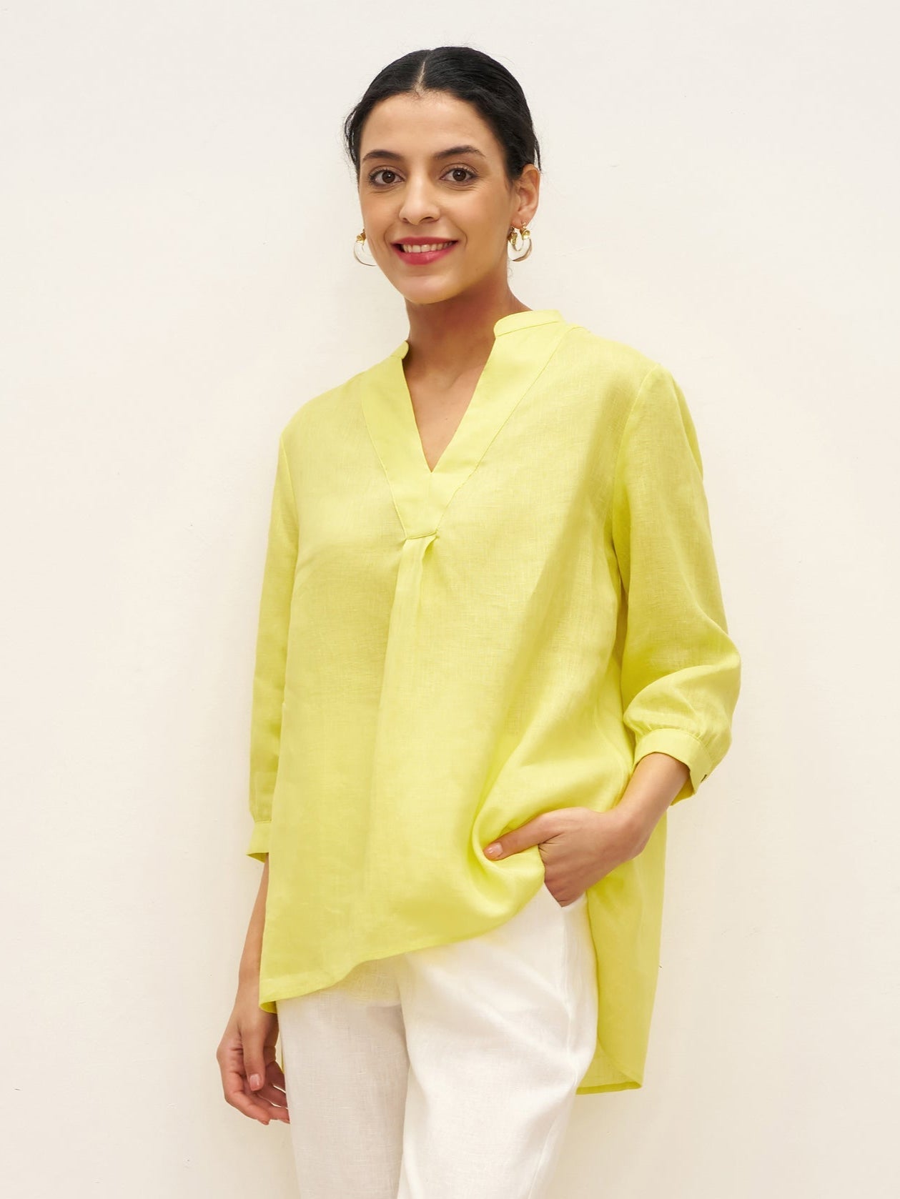 Chemise habillée 100% lin JOANNA