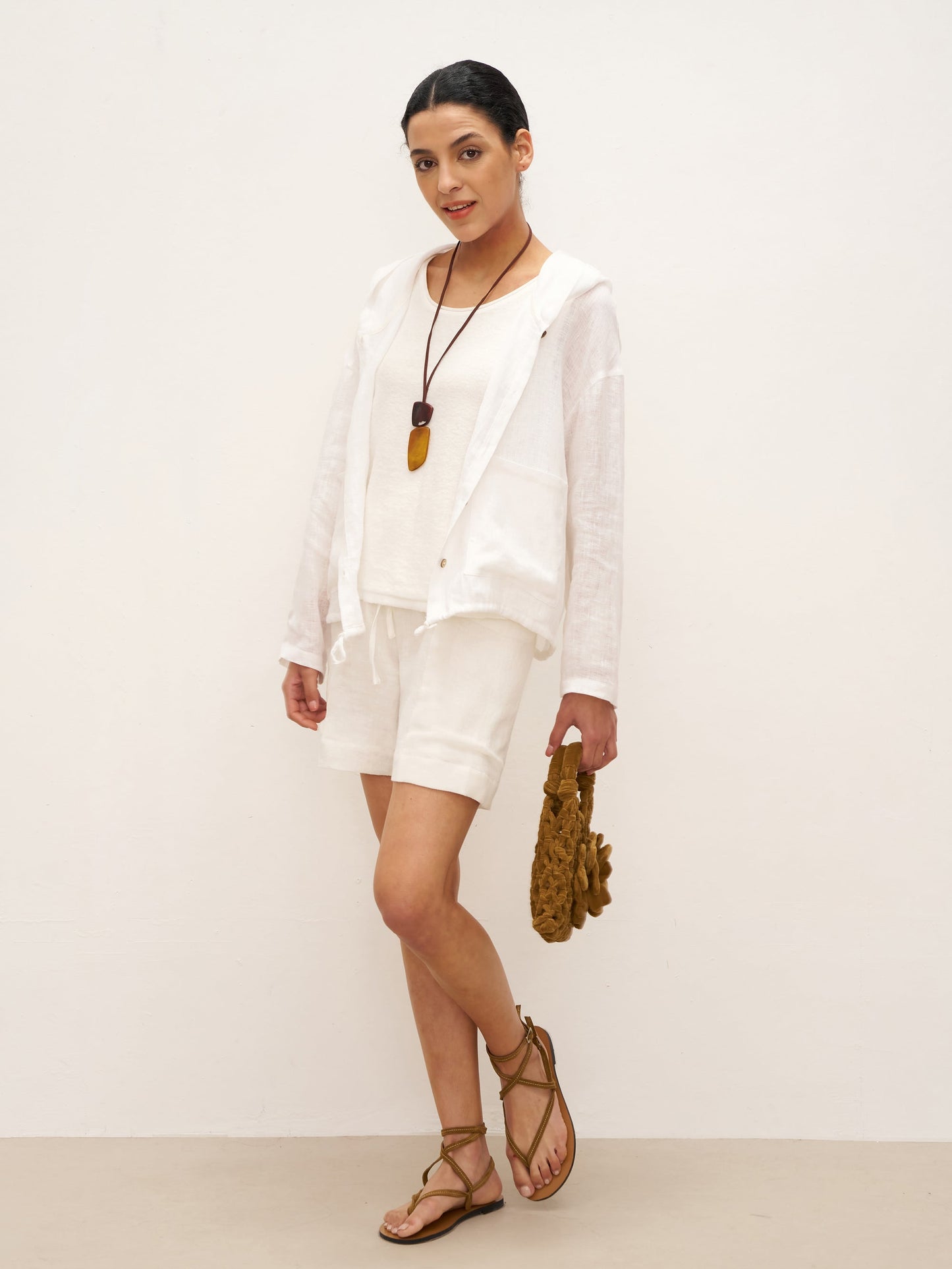 Veste Soleil à Capuche 100% Lin EMMA