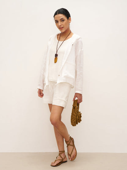 Veste Soleil à Capuche 100% Lin EMMA