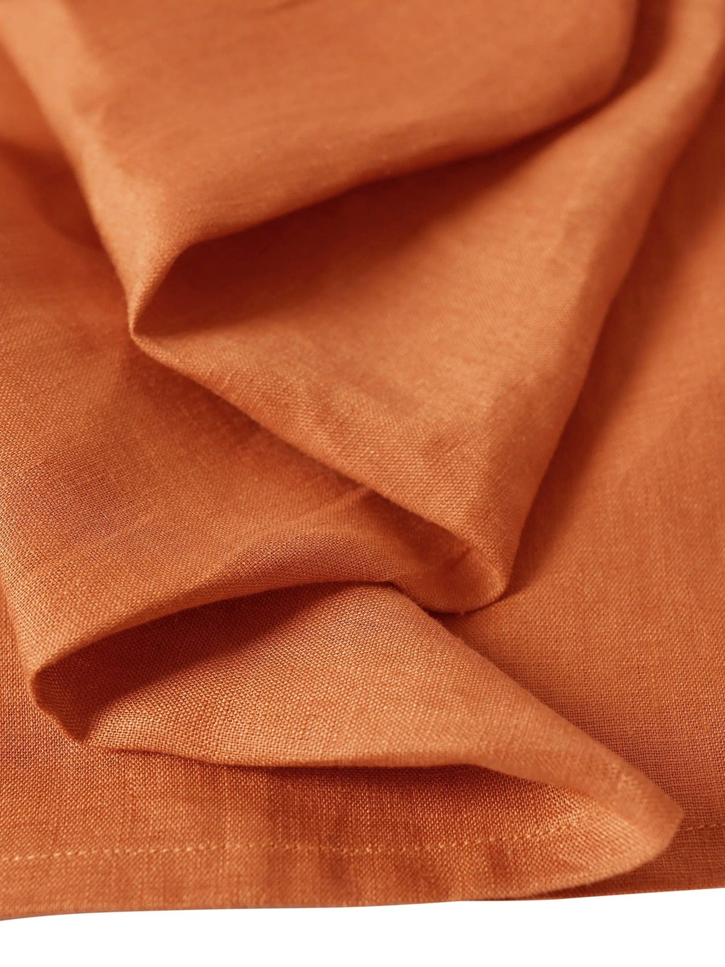 Haut à manches longues et col tombant 100% lin TRISTAN