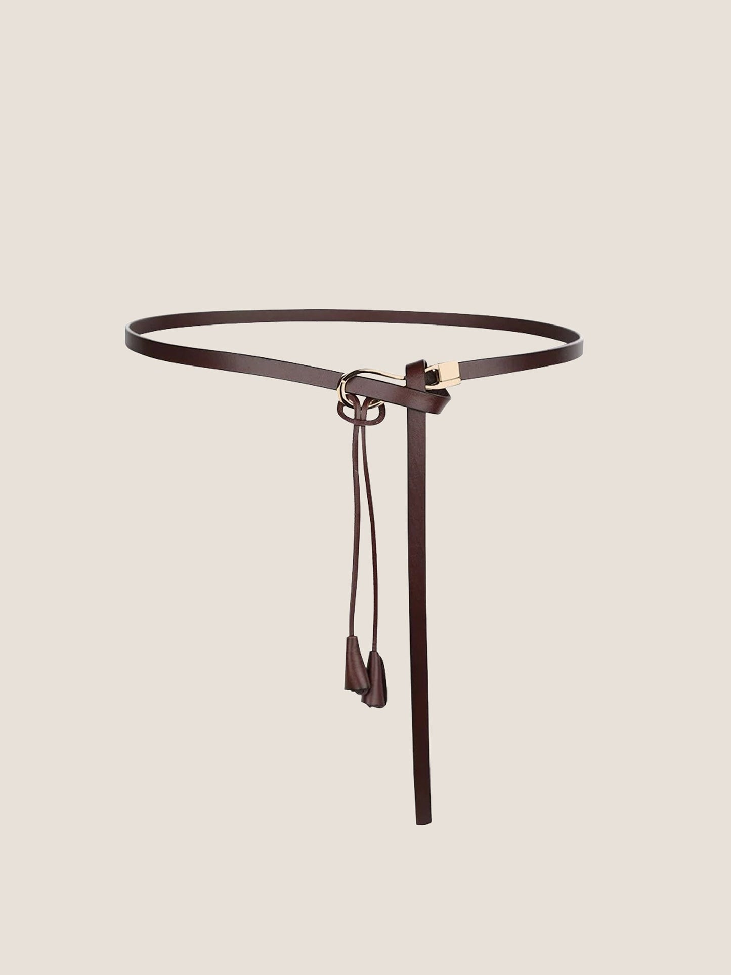 Ceinture en Cuir Recyclé Style Polyvalent Pour Robe et Blazer VIVETTE