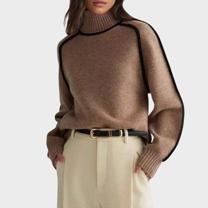 Donna | Pull à col montant élégant