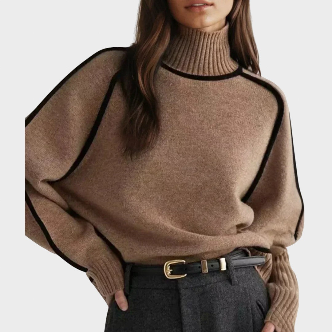 Donna | Pull à col montant élégant