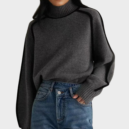 Donna | Pull à col montant élégant