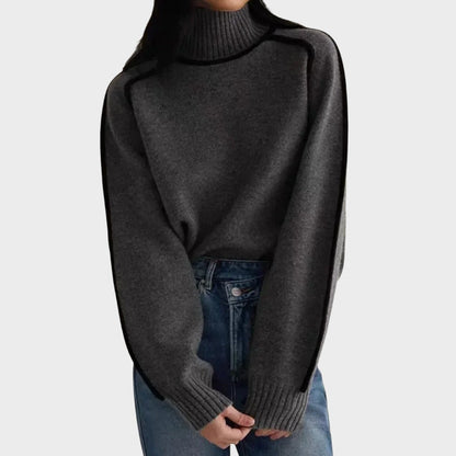 Donna | Pull à col montant élégant