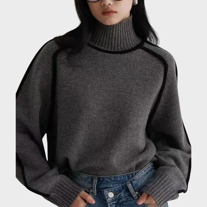 Donna | Pull à col montant élégant