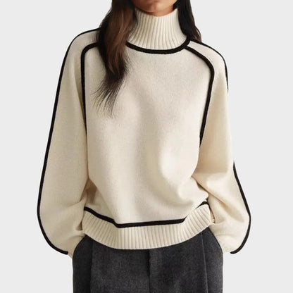 Donna | Pull à col montant élégant