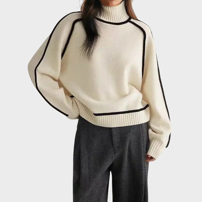 Donna | Pull à col montant élégant