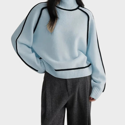 Donna | Pull à col montant élégant